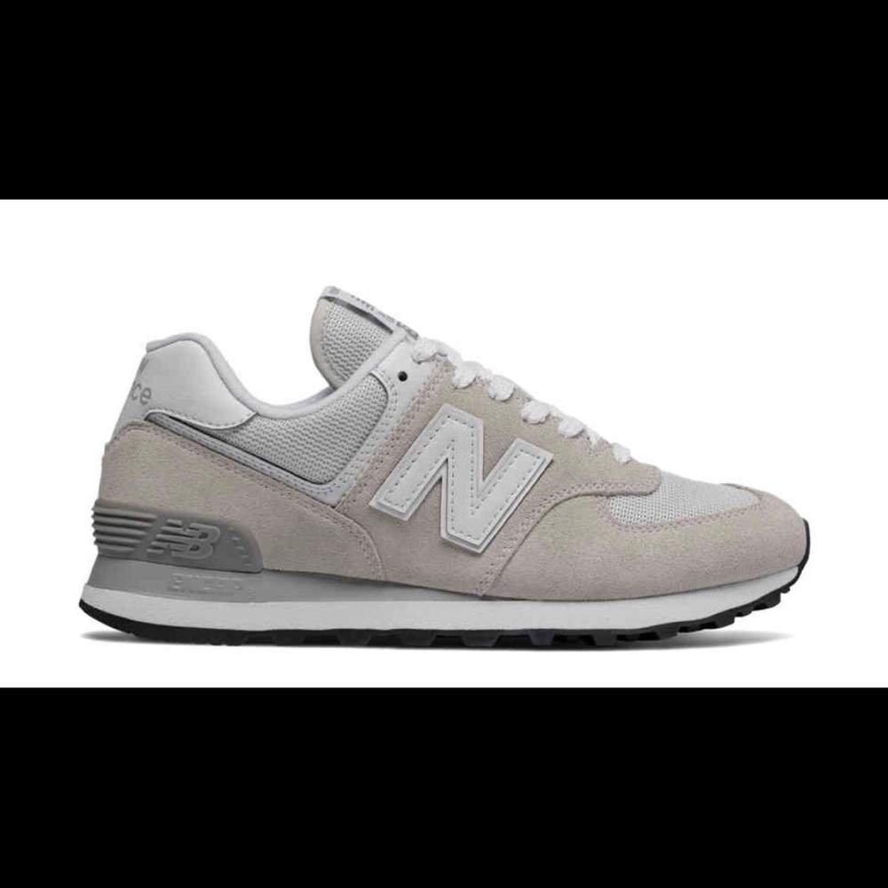 New Balance Women's 574 - Overcast (Tan and Grey)